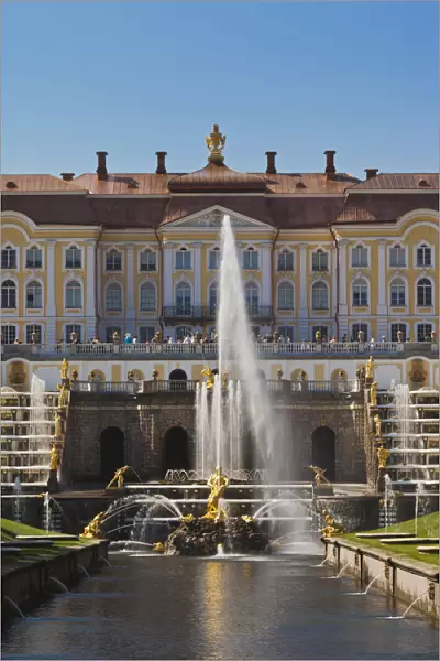 Russia, Saint Petersburg, Peterhof, Grand Palace