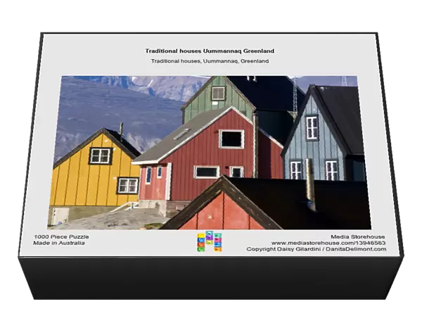 Traditional houses Uummannaq Greenland