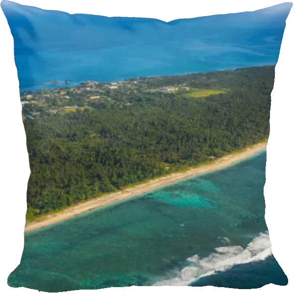 Aerial of HaA'apai, Tonga, South Pacific