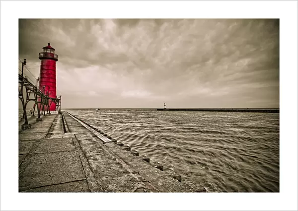 USA, Michigan, Grand Haven Lighthouse