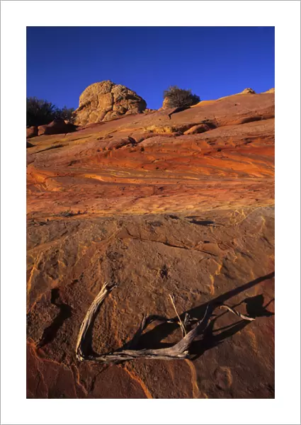 Fantastic lunar landscape of the Vermillion Cliffs - Paria Wilderness located in both Utah