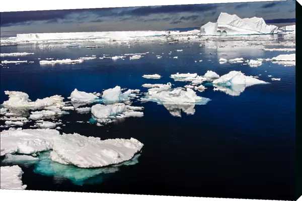 Antarctica, Antarctic Sound, calm waters, ice