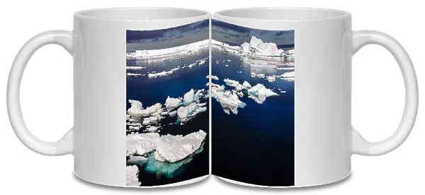 Antarctica, Antarctic Sound, calm waters, ice