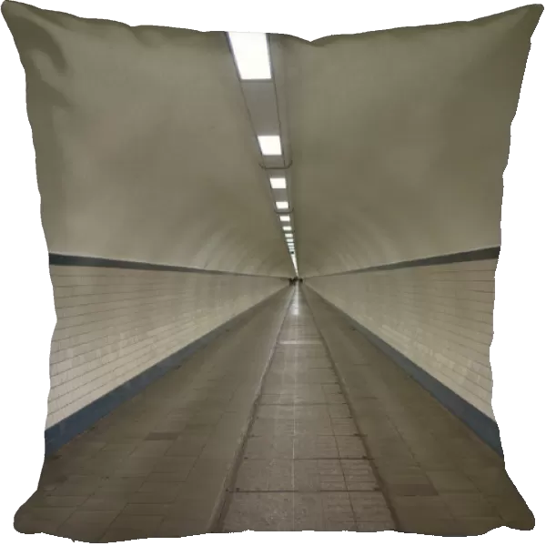 Belgium, Antwerp, St-Anna Tunnel, pedestrian tunnel under the Scheldt River