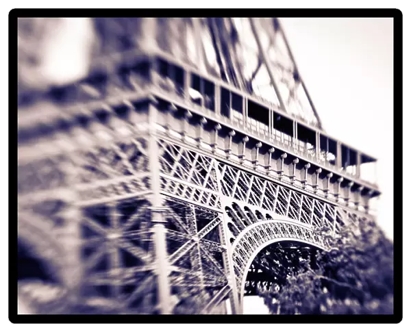Detail of the Eiffel Tower, Paris, France