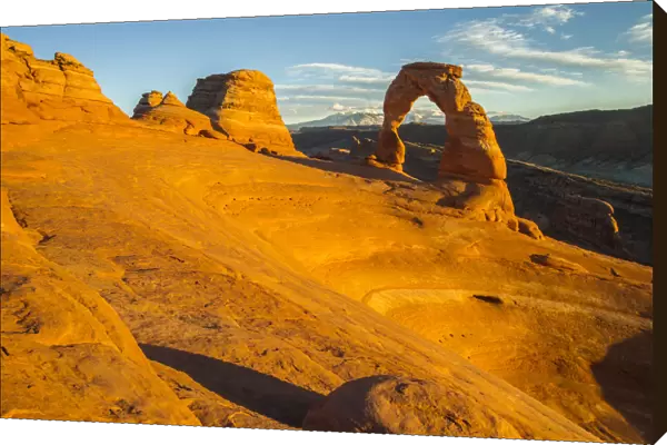 USA, Utah, Arches National Park. Landscape with Delicate Arch