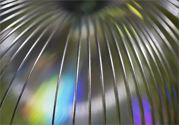 USA, Martinsville, Indiana. Close-up of a slinky