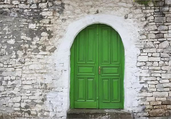 Door of an old house, Berat, Albania