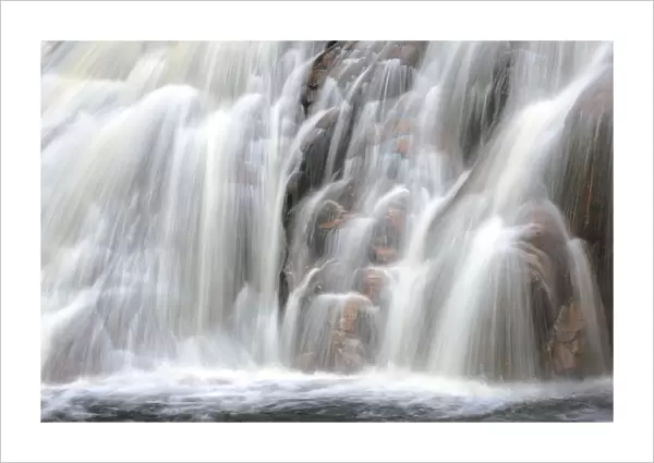 Canada, Nova Scotia, Cape Breton Highlands National Park. Mary Ann Falls waterfall