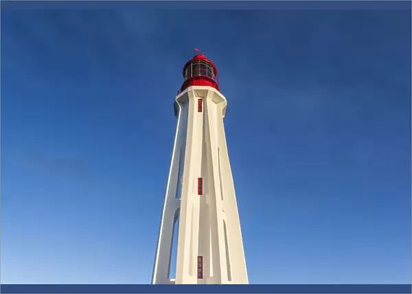 Canada, Quebec, Rimouski. Pointe au Pere Lighthouse