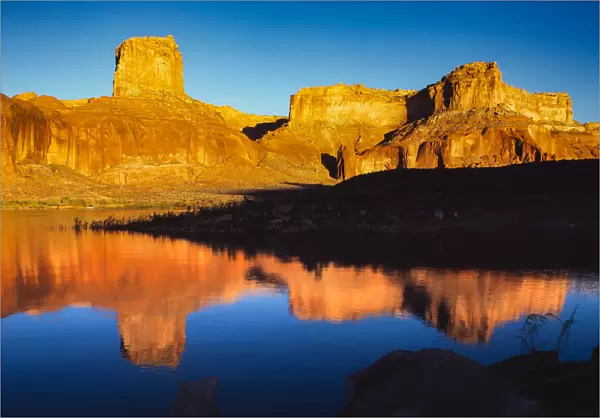 Reflection, Lake Powell National Recreation Area, Utah, Arizona