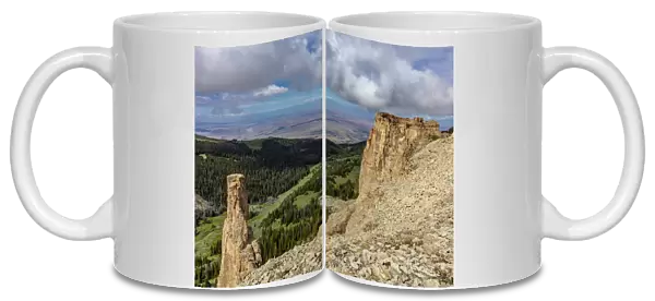 Cliffs in the Bighorn Mountains of Wyoming