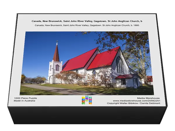 Canada, New Brunswick, Saint John River Valley, Gagetown. St John Anglican Church, b