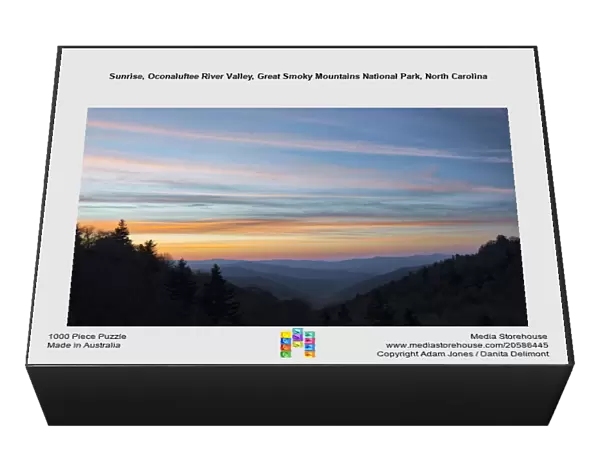 Sunrise, Oconaluftee River Valley, Great Smoky Mountains National Park, North Carolina