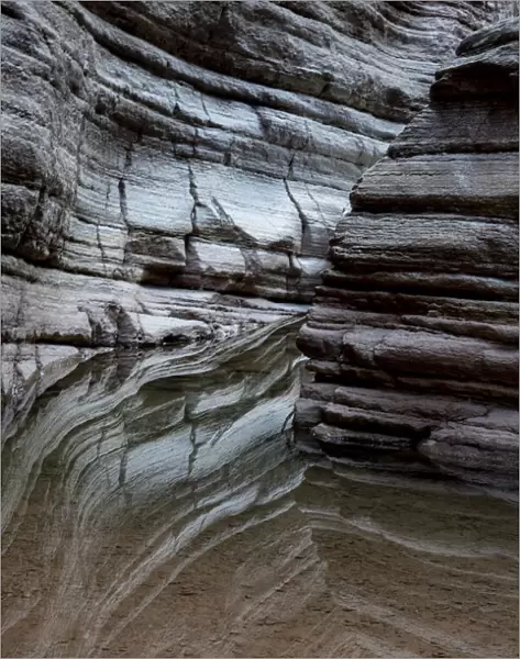 USA, Arizona. Reflections of geological formations, Matkatamiba Canyon