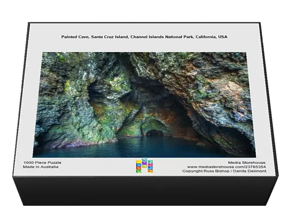 Painted Cave, Santa Cruz Island, Channel Islands National Park, California, USA