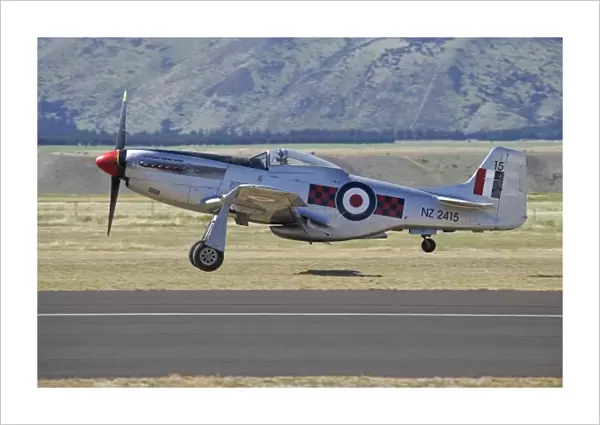 New Zealand, Otago, Wanaka, Warbirds Over Wanaka, P-51 Mustang - American Fighter Plane