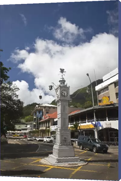 Seychelles, Mahe Island, Victoria, The Clock Tower