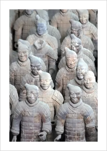 China, Shaanxi, Xian. Terra Cotta warriors and pits, a UNESCO World Heritage site