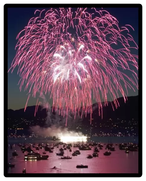 Fireworks, Celebration of Lights, English Bay, Vancouver, British Columbia