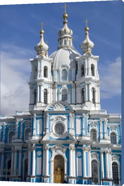 Russia, St. Petersburg, Nevsky Prospect, Smolny Convent