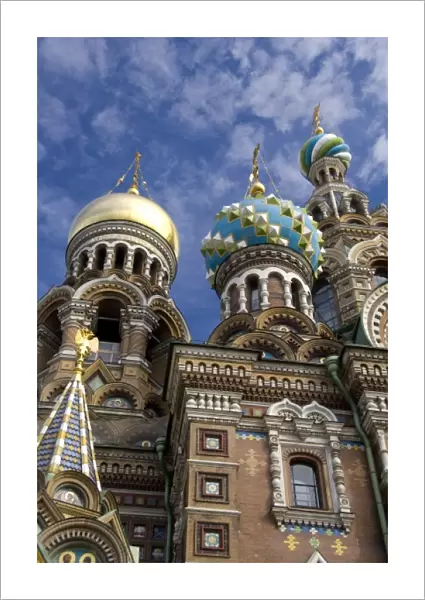 Russia, St. Petersburg, Nevsky Prospekt, The Cathedral of the Resurrection (aka Our
