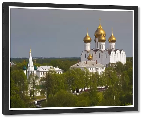 Russia, Yaroslavl Oblast, Golden Ring, Yaroslavl, Uspenski Cathedral