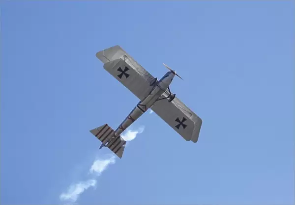 New Zealand, Otago, Wanaka, Warbirds Over Wanaka, German Pfalz D111 Biplane