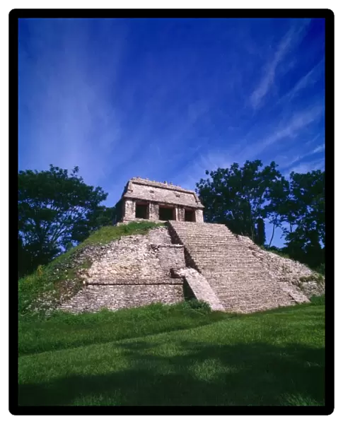 South America, Mexico. Mayan ruins in Palenque
