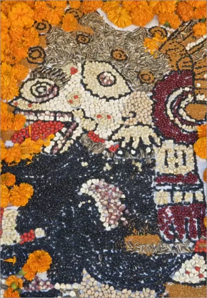 Mexico, Guanajuato, San Miguel de Allende, Day of the Dead Decoration