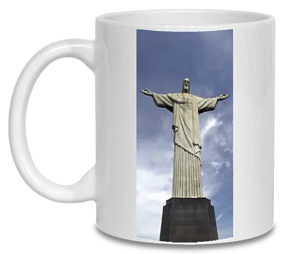 South America, Brazil, Rio de Janeiro. Christ the Redeemer landmark monument on Corcovado
