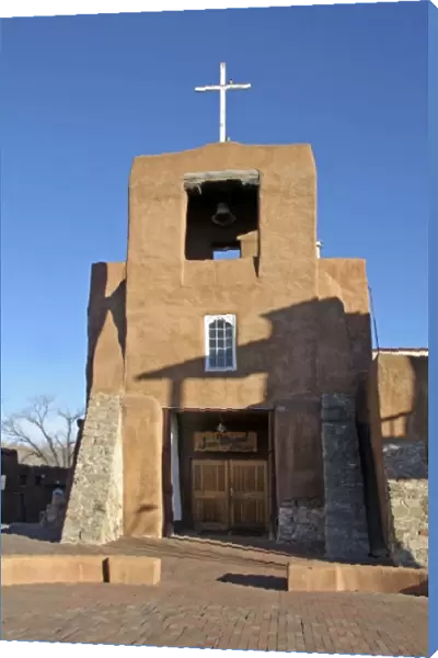The San Miguel Mission in Santa Fe, New Mexico - said to be the oldest church in the United States