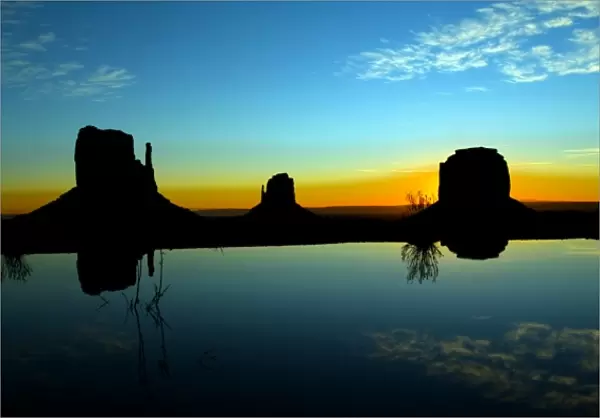 Monument Valley Sunrise Reflections