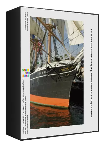 Star of India, 1863 Merchant Sailing ship, Maritime Museum of San Diego, California