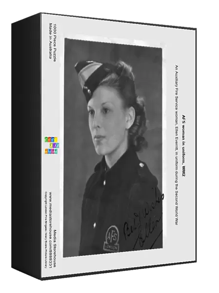 AFS woman in uniform, WW2