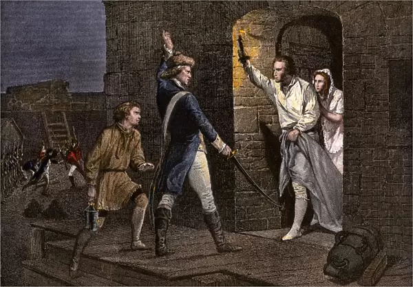 Fort Ticonderoga falls to the Americans, 1775
