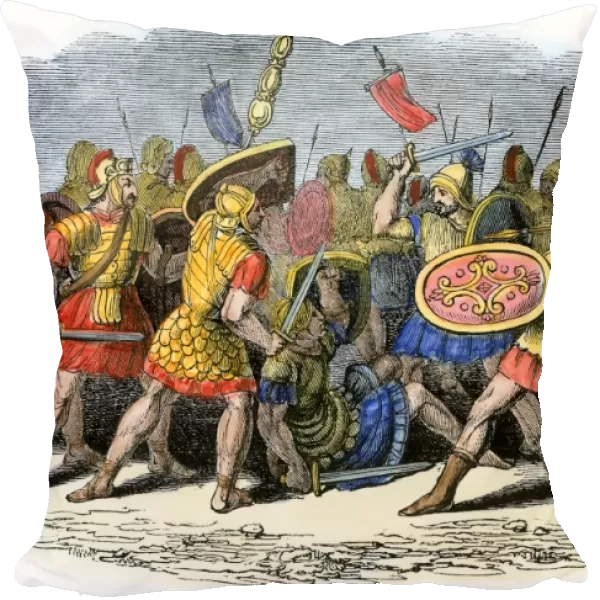 Roman legions battling the Sarmatians