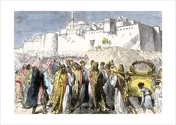Battle of Jericho in ancient Palestine