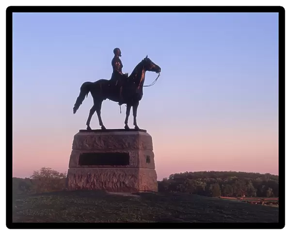General Meade statue, Gettysburg battlefield