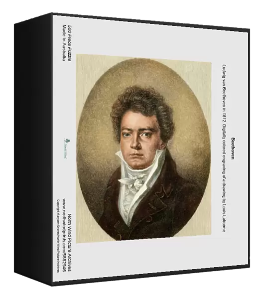 Beethoven. Ludwig van Beethoven in 1812.