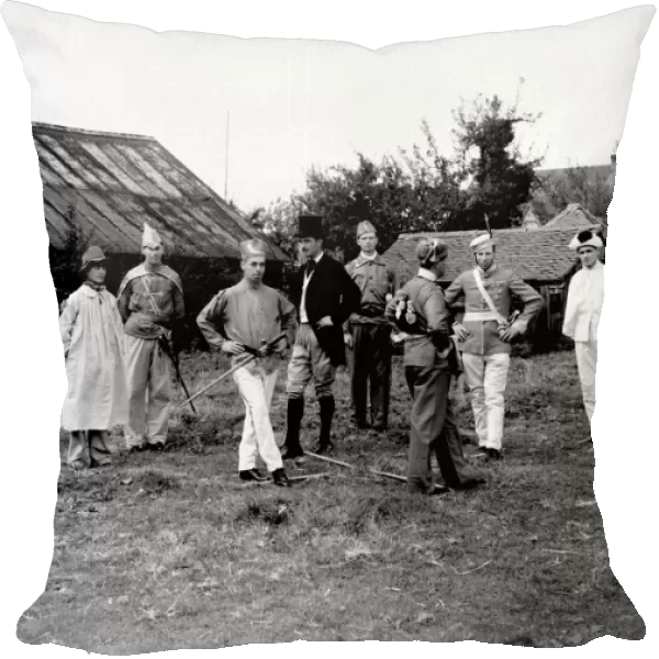 Boxgrove Tipteers, local amateur group in a Christmas Mummers Play October 1936