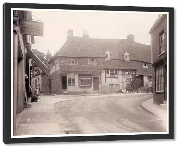 Midhurst: cottages on Knockhundred Row, 1902