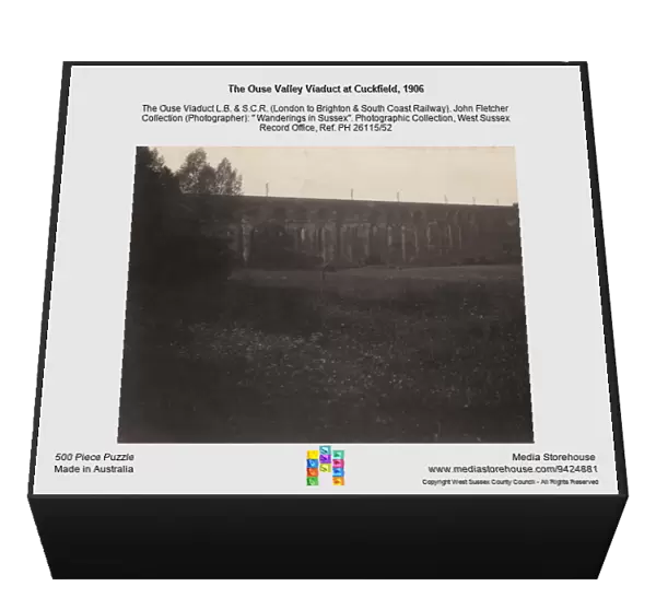 The Ouse Valley Viaduct at Cuckfield, 1906