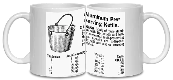 KETTLE ADVERTISEMENT, 1900. From the Montgomery Ward & Co. mail-order catalogue of 1900