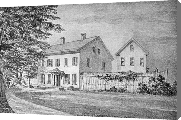 BROOK FARM, 19th CENTURY. Established at West Roxbury, Massachusetts in 1841