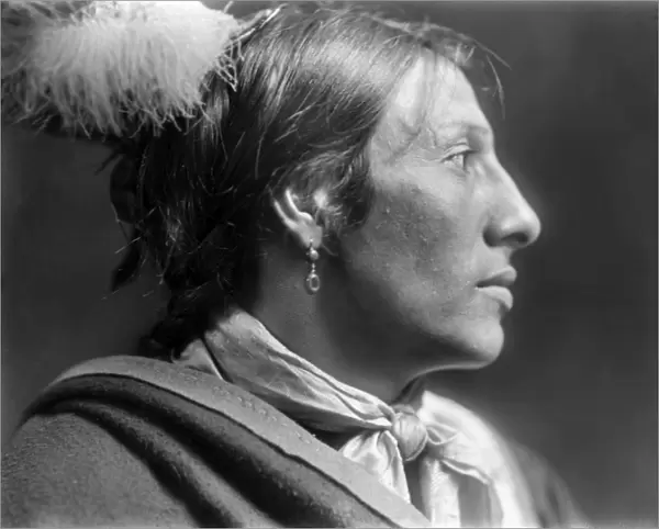 SIOUX NATIVE AMERICAN, c1900. Amos Two Bulls, a Sioux Native American from Buffalo