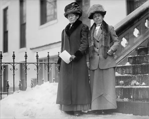 TEMPERANCE MOVEMENT, 1911. Lillian Stevens (1844-1914) and Anna Adams Gordon (1853-1931)