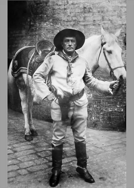 SIR GENILLE CAVE BROWN CAVE (1869-1929). English cowboy, bartender and 12th baronet