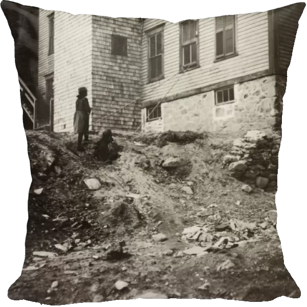 HINE: MILL HOUSING, 1912. Poor housing conditions for textile mill workers in Woonsocket