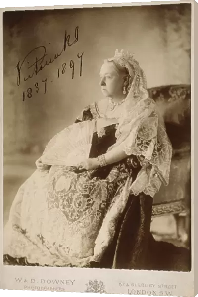 VICTORIA OF ENGLAND (1819-1901). Photographed in 1897